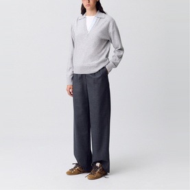 Knit Polo Sweater