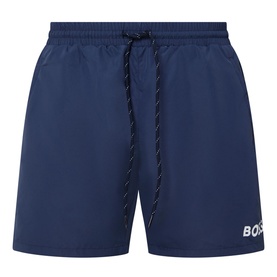 Starfish Logo Drawstring Swim Shorts