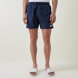 Starfish Logo Drawstring Swim Shorts