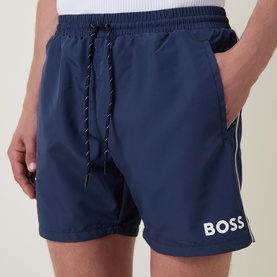 Starfish Logo Drawstring Swim Shorts