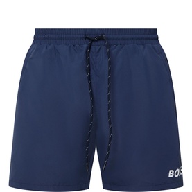 Starfish Logo Drawstring Swim Shorts