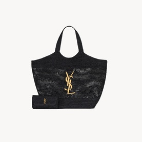 Icare Raffia Tote Bag