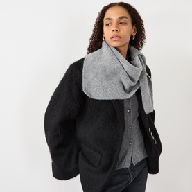 Gros Grain Logo Shawl
