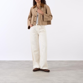 Logan Mid-Rise Wide Leg Jeans