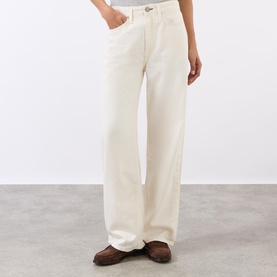Logan Mid-Rise Wide Leg Jeans