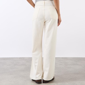 Logan Mid-Rise Wide Leg Jeans