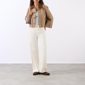 Logan Mid-Rise Wide Leg Jeans