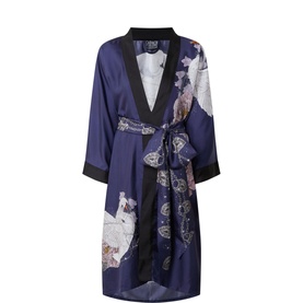 Children Of Lir Night Sky Belted Kimono Jacket