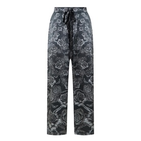 Roisin Drawstring Silk Trousers
