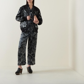 Roisin Drawstring Silk Trousers