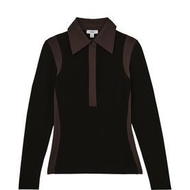 Denise Colour-Blocked Polo Shirt