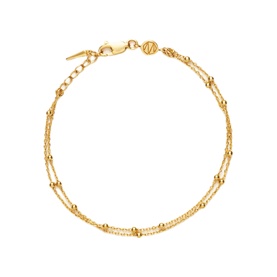 Double Bobble Chain Bracelet