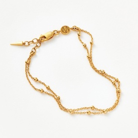 Double Bobble Chain Bracelet