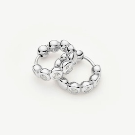 Tennis Small Hoop Earrings