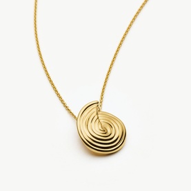 Spiral Mini Pendant Chain Necklace