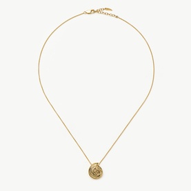 Spiral Mini Pendant Chain Necklace