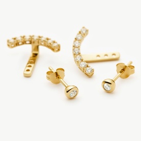 Tennis Jacket Stud Earrings