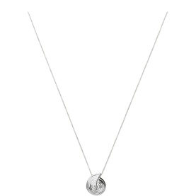 Spiral Mini Pendant Chain Necklace