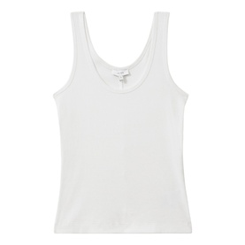 Violet Ribbed Vest Top