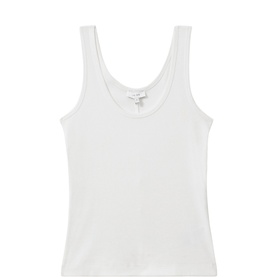 Violet Ribbed Vest Top