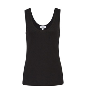 Violet Ribbed Vest Top
