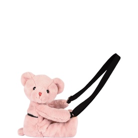 Doudou Plush Bear Bag Pink