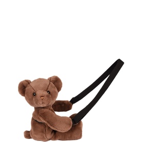 Doudou Plush Bear Bag Brown