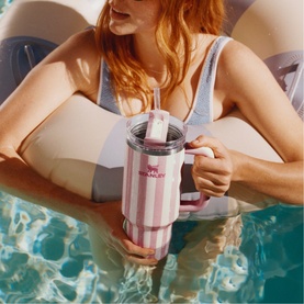 The Peach Whip Cabana Quencher H2.0 FlowState Tumbler single 1.18L