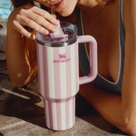 The Peach Whip Cabana Quencher H2.0 FlowState Tumbler single 1.18L