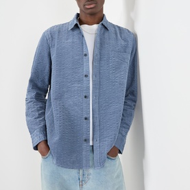 Shelly Seersucker Casual Shirt