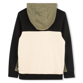 Logo Panel Hooded Sweatshirt