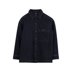 Denim Patch Pocket Overshirt