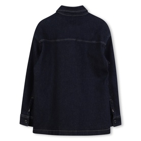 Denim Patch Pocket Overshirt