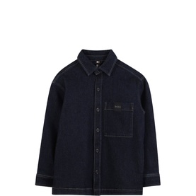 Denim Patch Pocket Overshirt