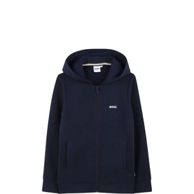 Logo Zip-Up Hooded Sweatshirt