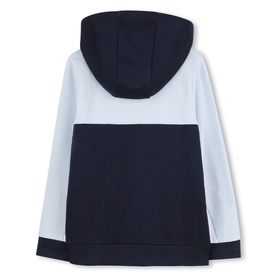 Logo Panel Zip Hoodie