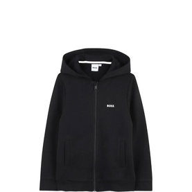 Logo Zip-Up Hooded Sweatshirt