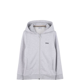Logo Zip-Up Hooded Sweatshirt