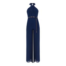 Gwen Belted Wide Leg Jumpsuit