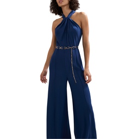 Gwen Belted Wide Leg Jumpsuit