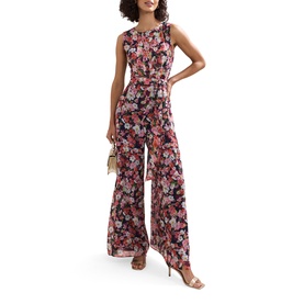 Janine Floral Wide Leg Jumpsuit