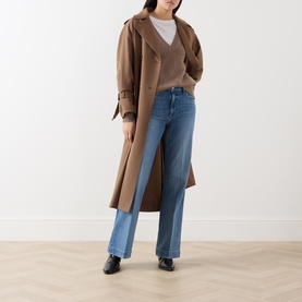 Leenah 32" High-Rise Wide Leg Jeans