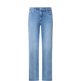 Leenah 32" High-Rise Wide Leg Jeans