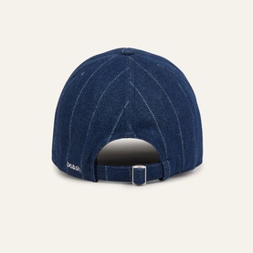 Hizzie Logo Pinstripe Denim Cap