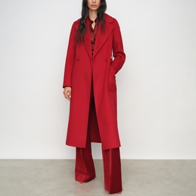 Lucia Double-Breasted Belted Coat