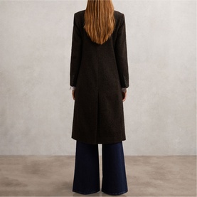 Kai Houndstooth Check Coat