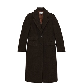 Kai Houndstooth Check Coat