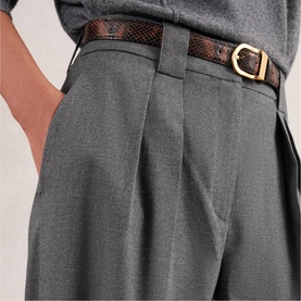 Poppie Pleated Wide Leg Trousers