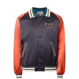 Off Beat Logo Bomber Jacket