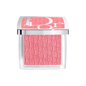 Dior Backstage Rosy Glow Blush in 001 Pink, compact powder blush with embossed Dior logo pattern and pink lid